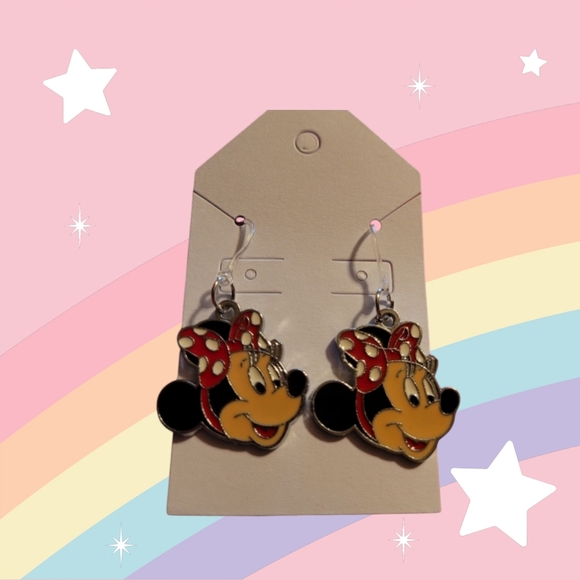 Allergy Free Minnie Mouse Earrings - Picture 1 of 3